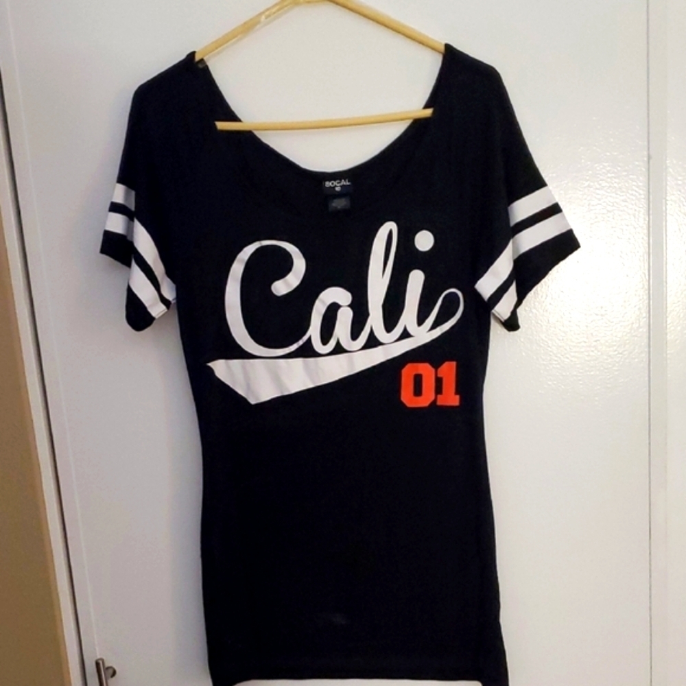 Socal Black Cali Short Sleeve Tee